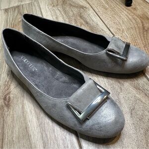 Aerosoles Good Times Gray Loafers with leather upper TR Outsoles Size 7.5M